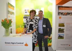 In de nieuwe stand van Groen Agro Control: Joke de Geus en Michel Witmer. Per 1 januari is Groen Agro Control Peru gestart, na overname van Agrolab Peru.